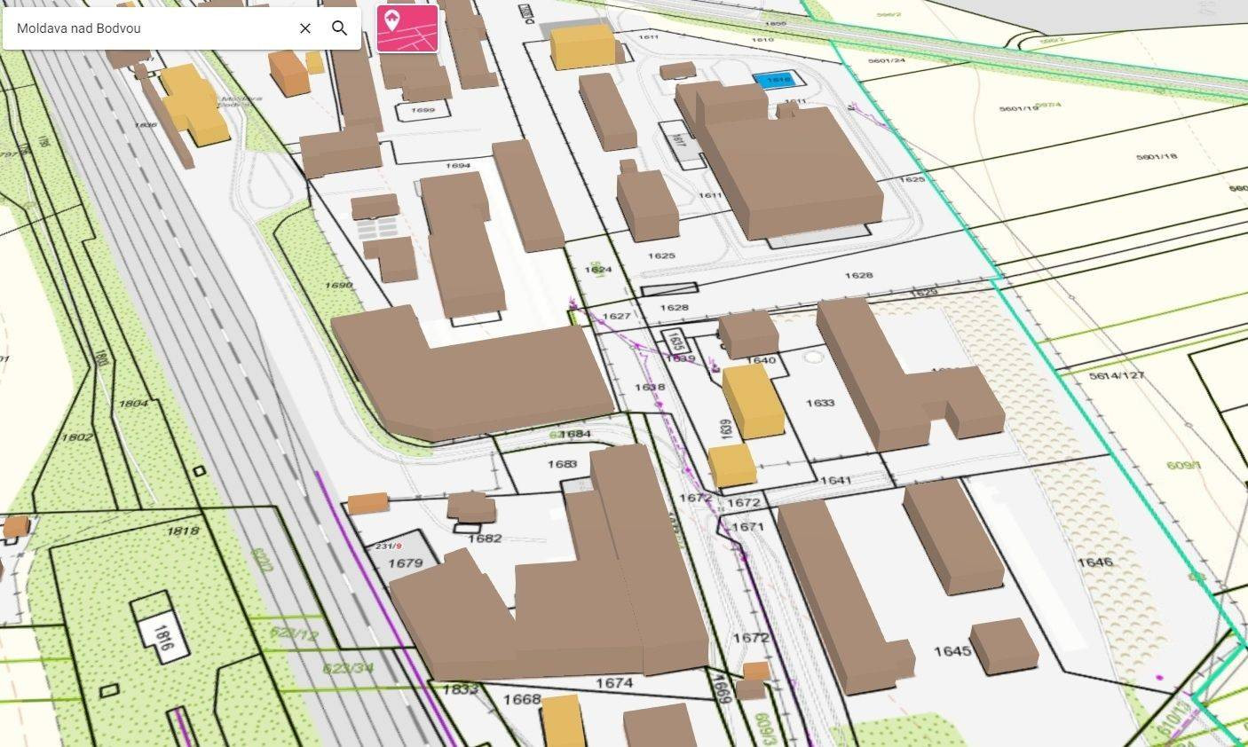 Skladovo - výrobný areál (0,6 ha) Moldava nad Bodvou