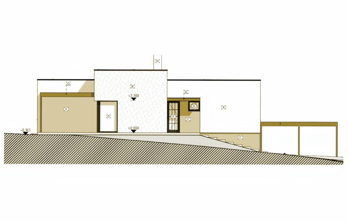 Novostavba energet. úsporný RD na okraji obce Spišský Hrhov