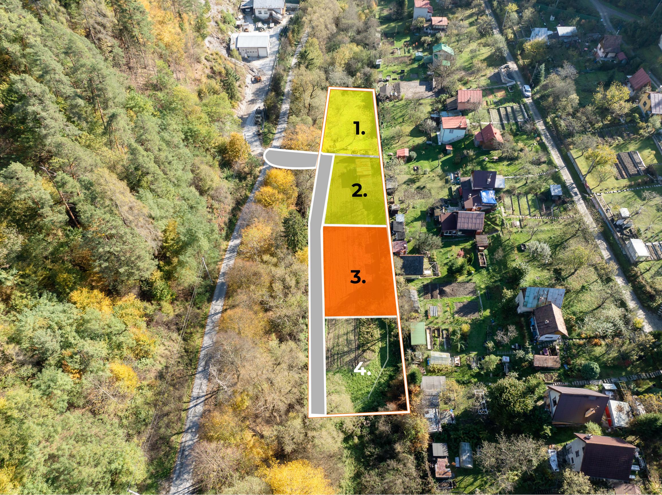 Lukratívne pozemky pre zahradkárčenie Krompachy - Jareček