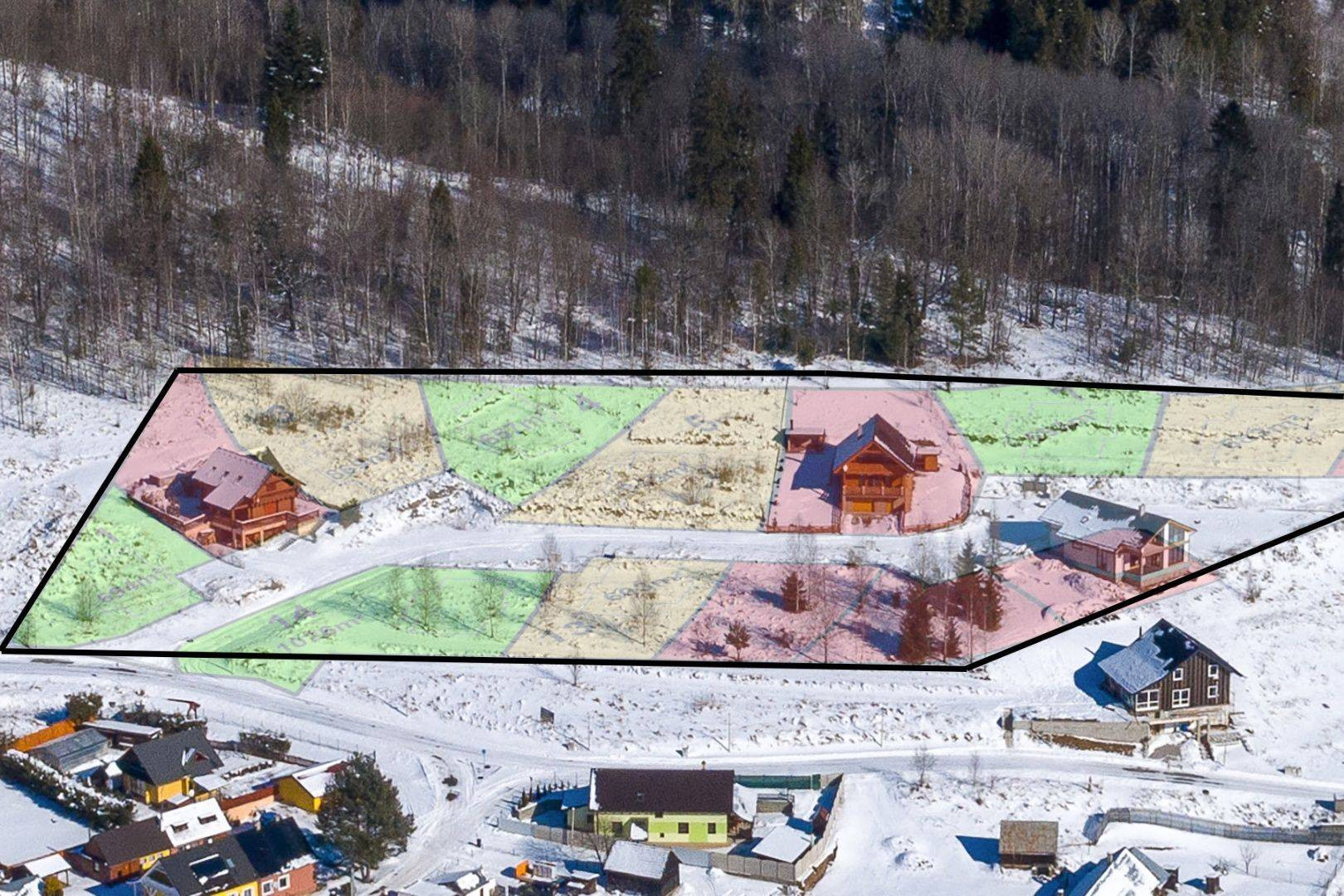 Stav. pozemky - rekreačné domy