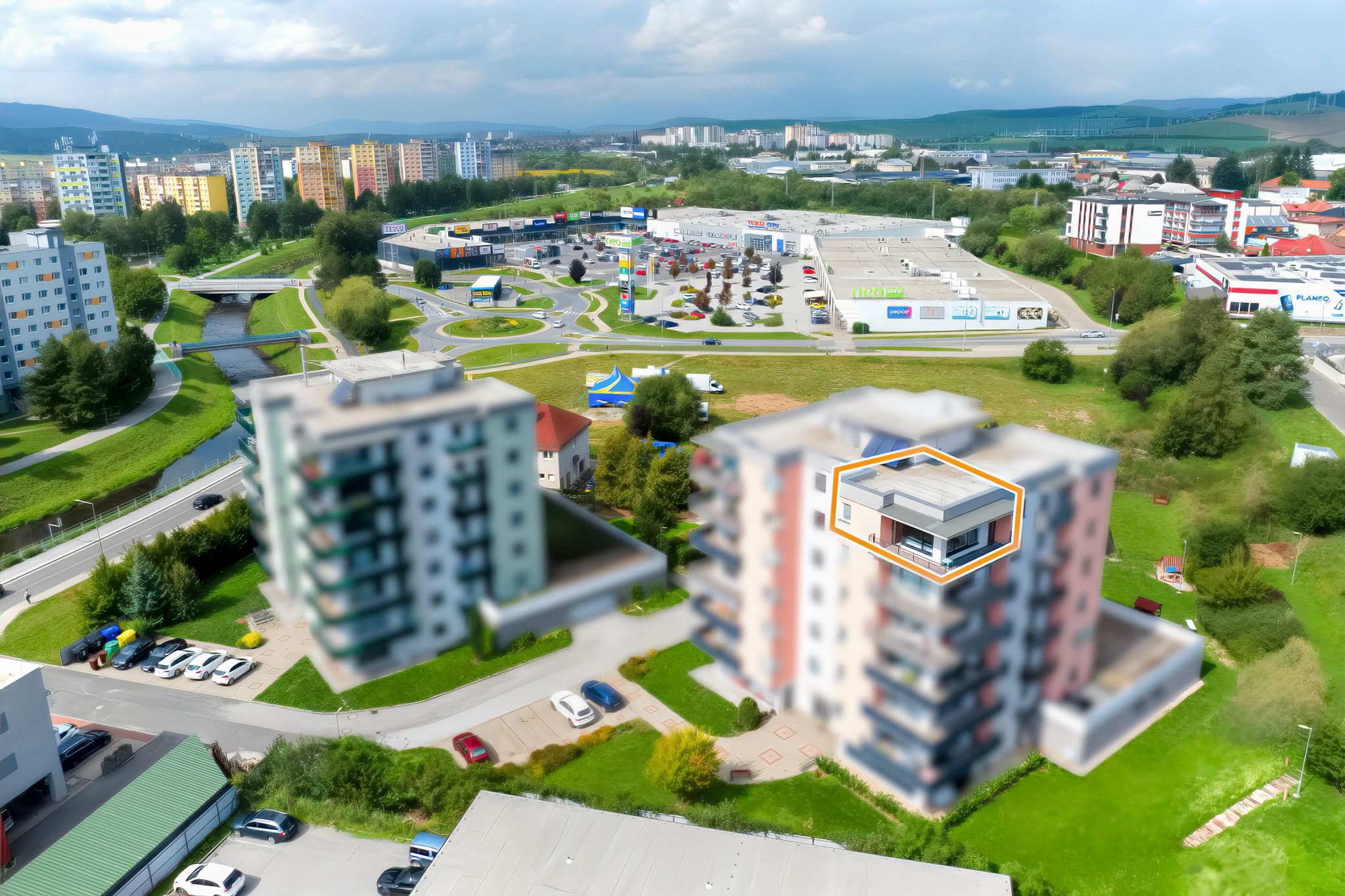 Exkluzívny byt 3+1 (98 m2) s terasou VillaNova Sp. Nová Ves