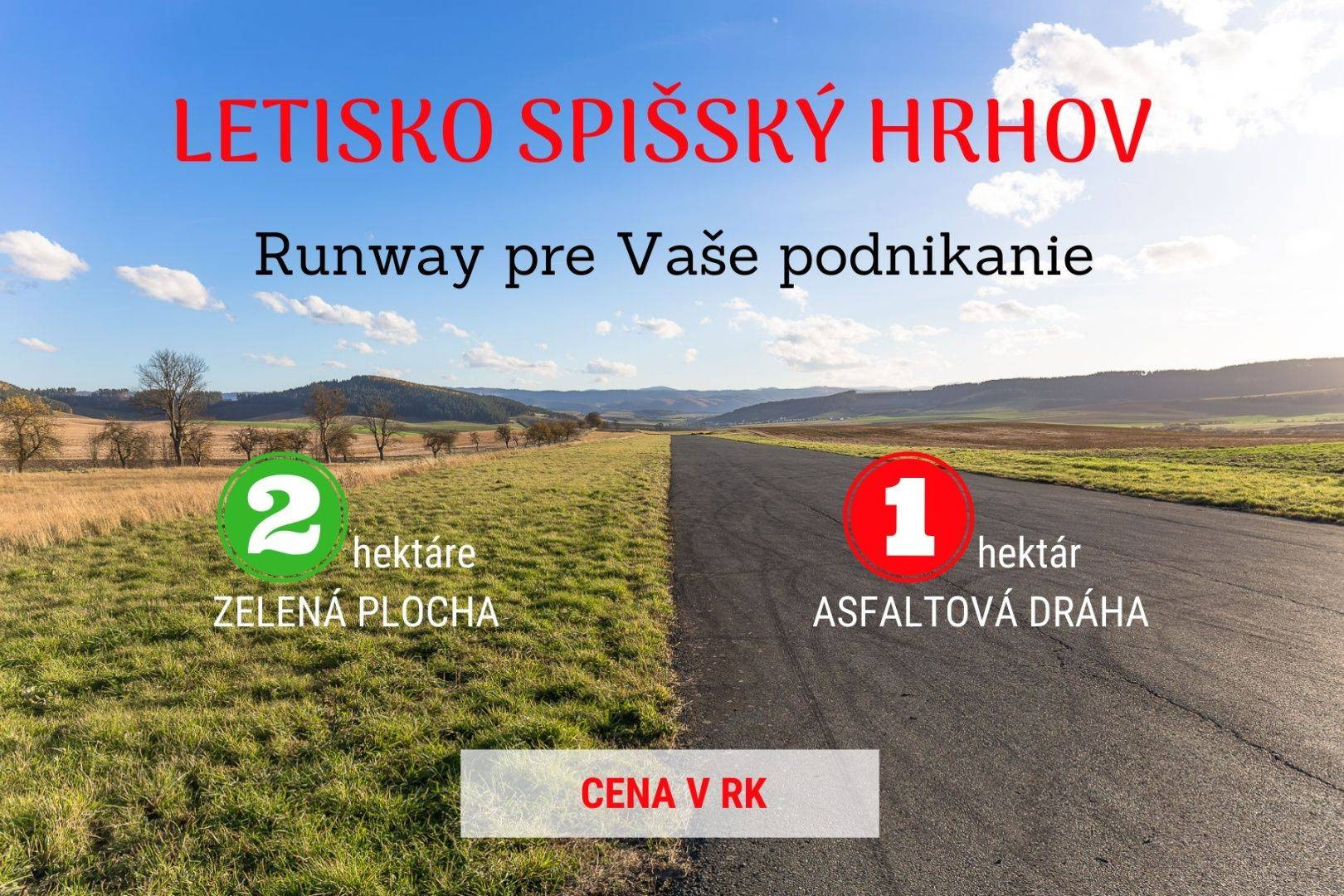 Atraktívny pozemok na podnikanie (3 ha) pri Klčove