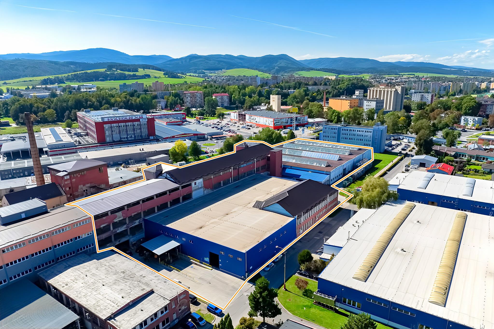 Výrobno-skladový areál (13 000 m2) Spišská Nová Ves