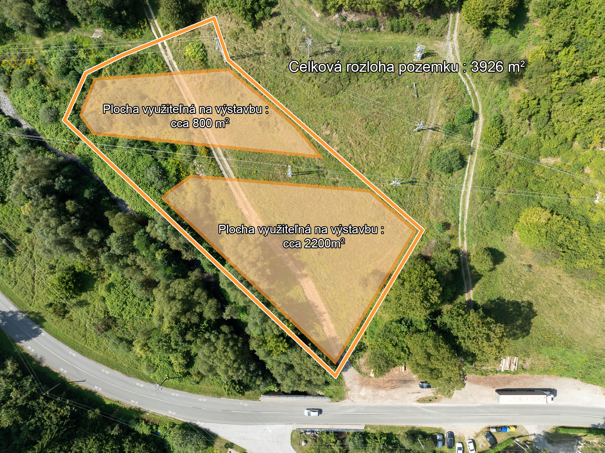 Veľký pozemok 3926 m2 v Krompachy -  Banícka štvrť