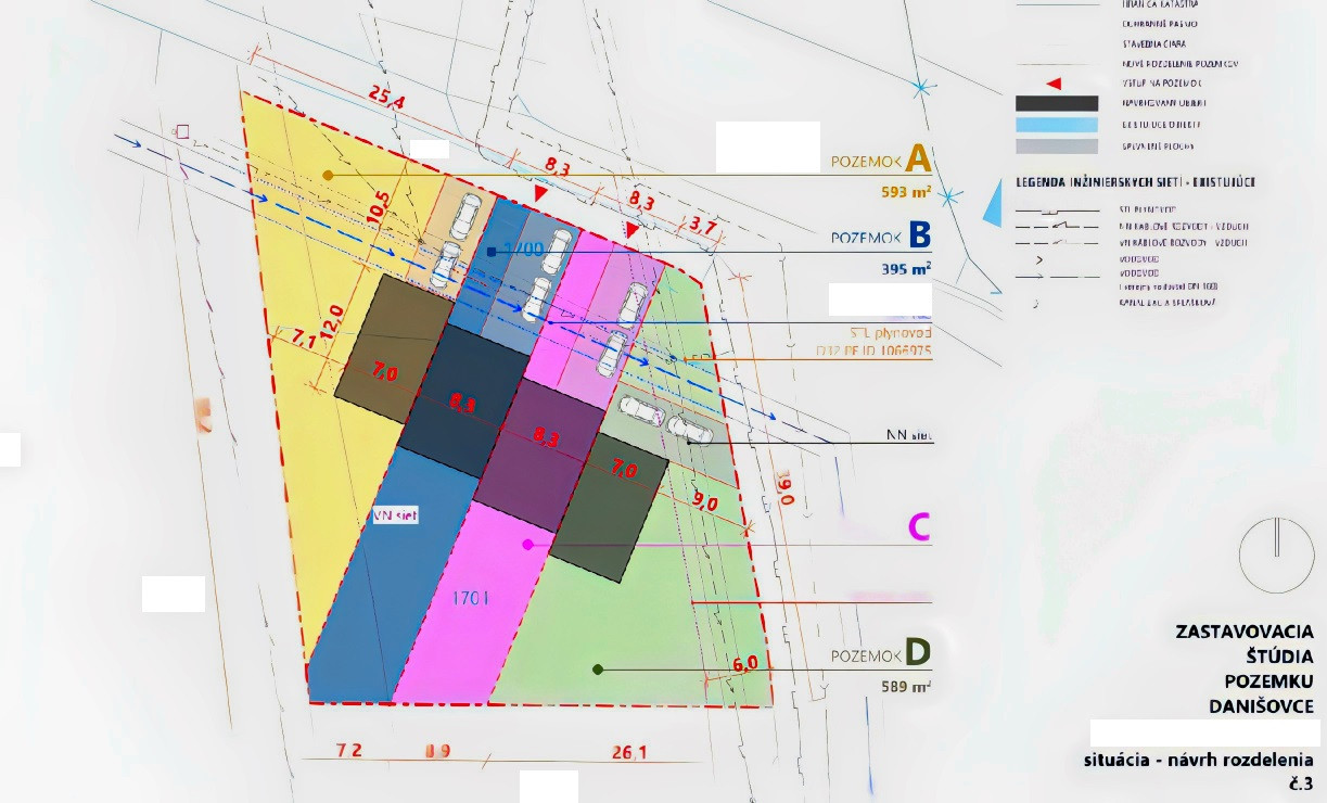 Pozemok (1948 m2) vhodný aj pre developera Danišovce