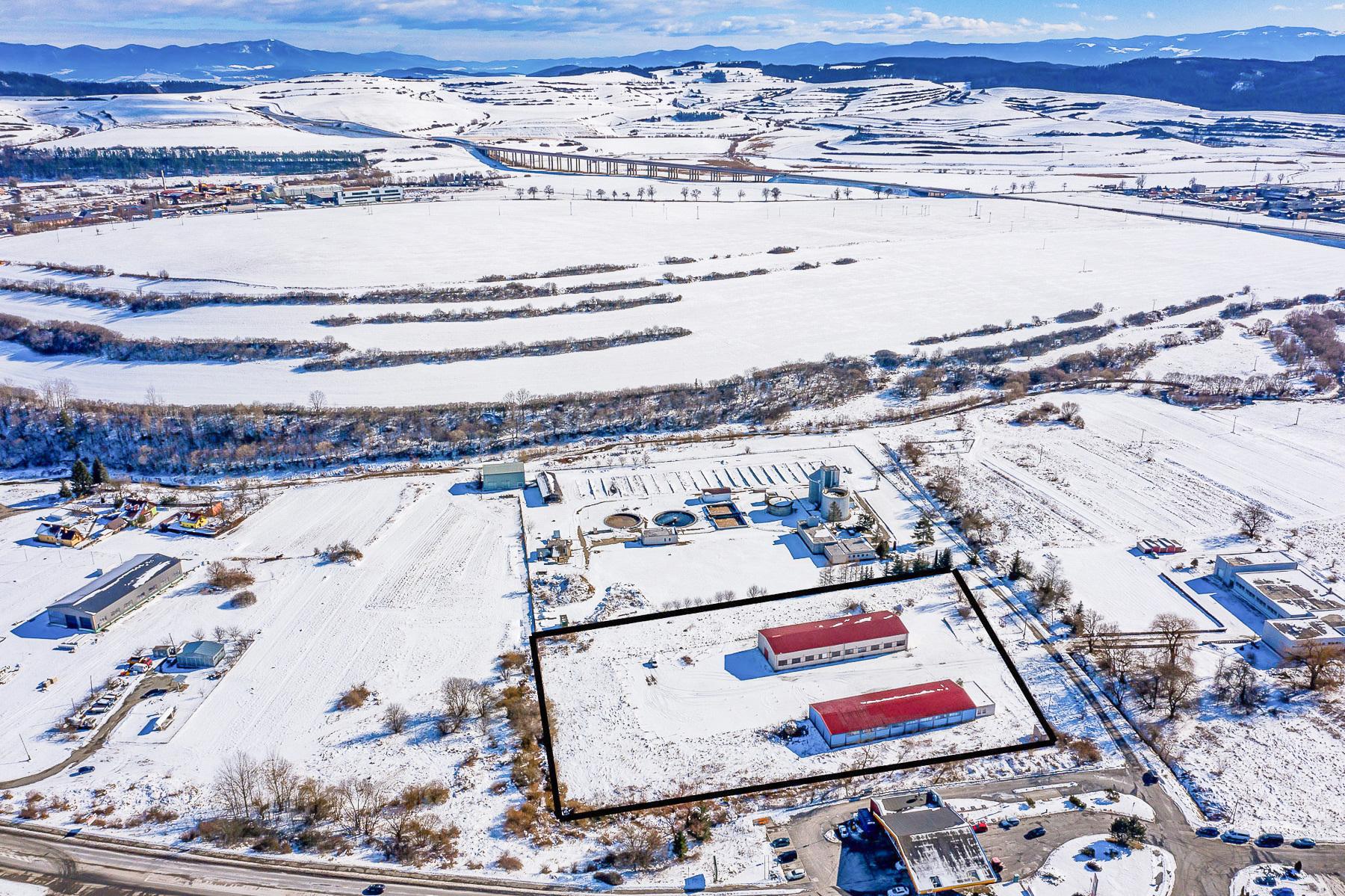 NÁJOM! Hala (702 m2) podnikateľský areál pri diaľnici Levoča