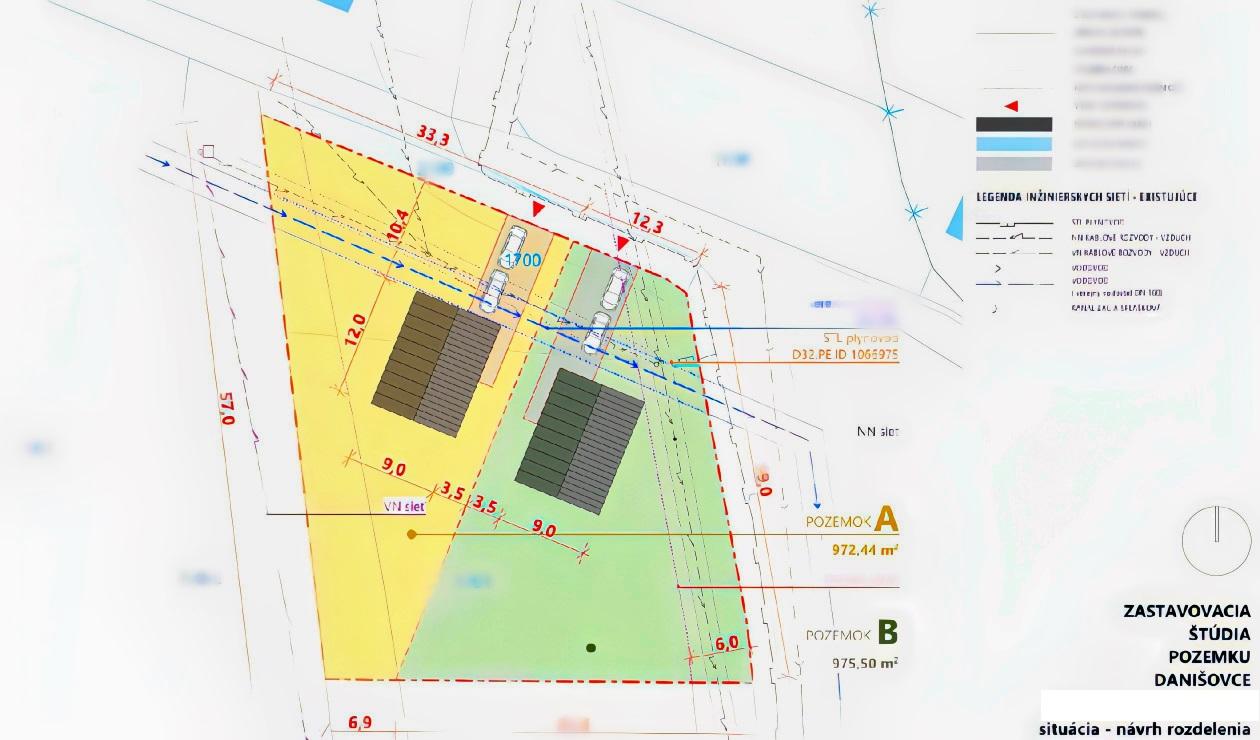 Pozemok (1948 m2) vhodný aj pre developera Danišovce