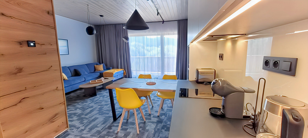 Apartmán (59 m2) s loggiou a parkovacím státím Slovenský Raj