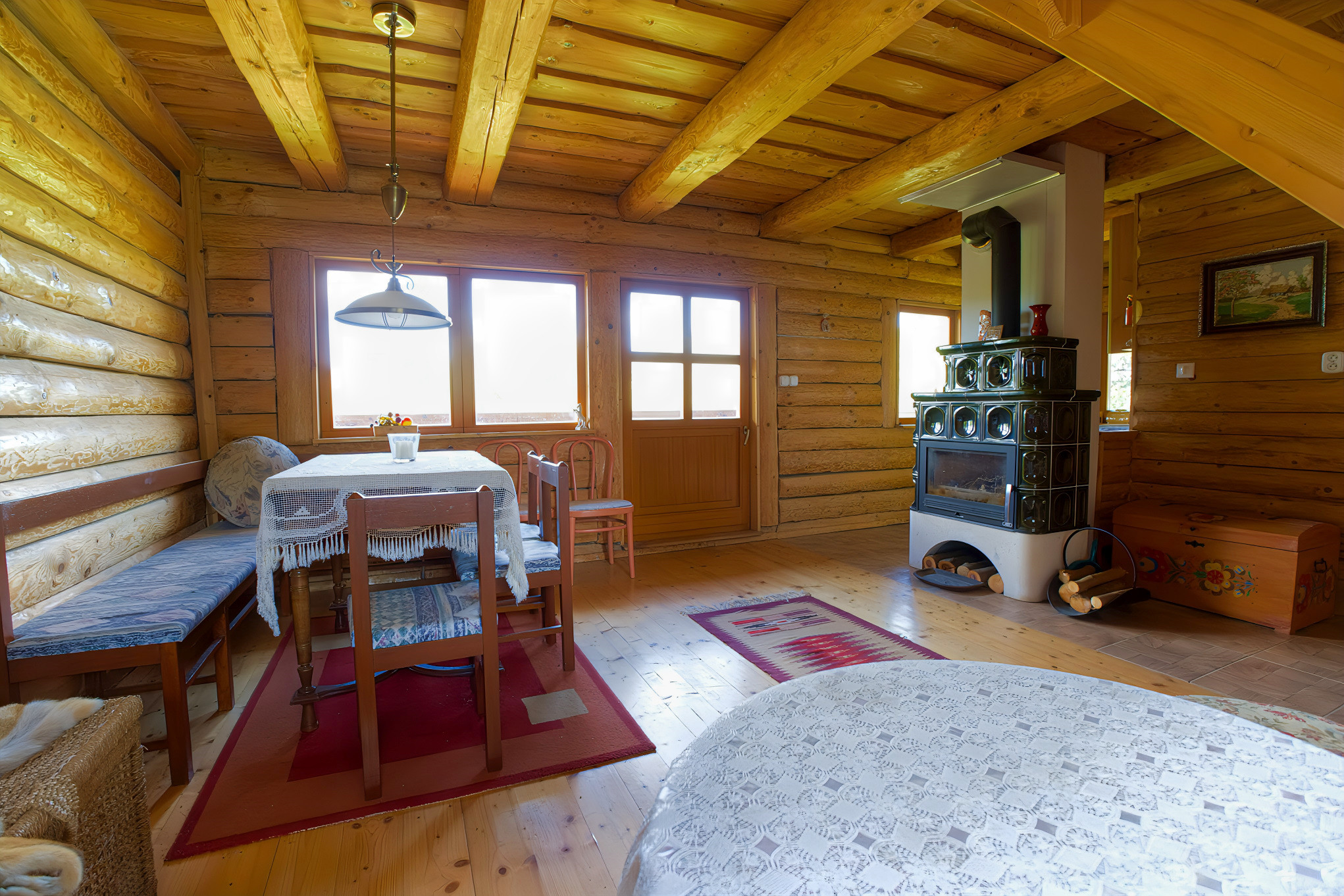 Zrubová chata – novostavba (907 m²), Závada, Levočské vrchy
