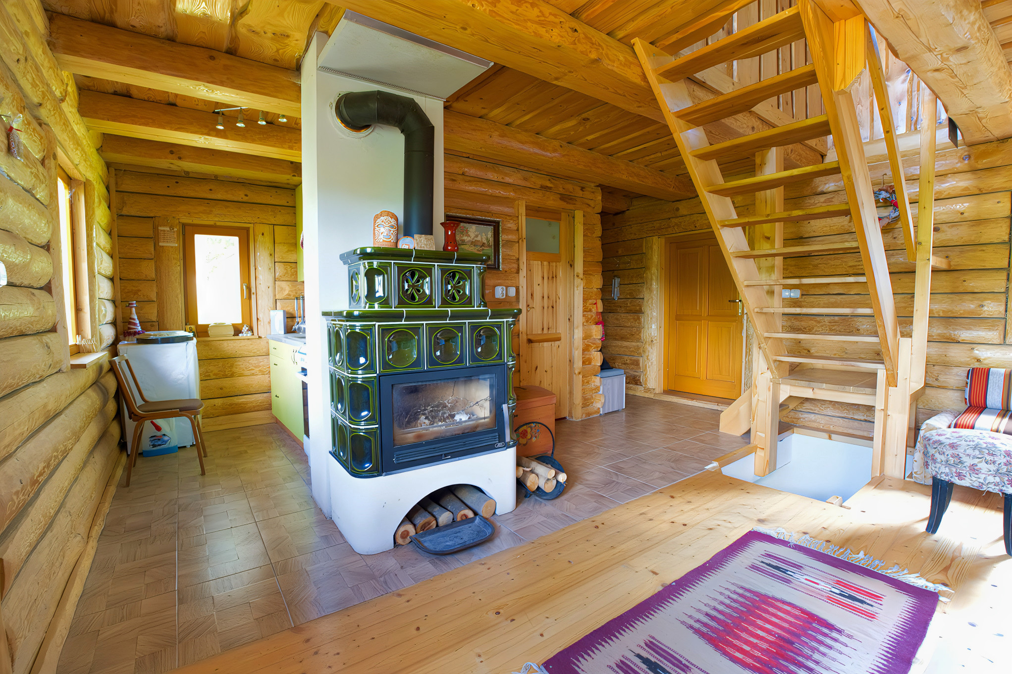 Zrubová chata – novostavba (907 m²), Závada, Levočské vrchy