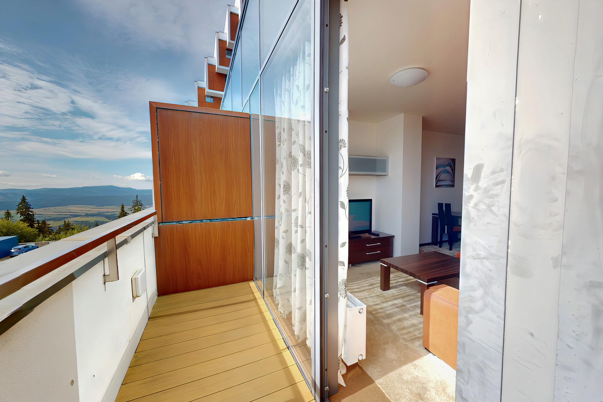 Apartmán 2-izb. (55 m²) s terasou a garážou, Hotel Panoráma Štrbské Pleso