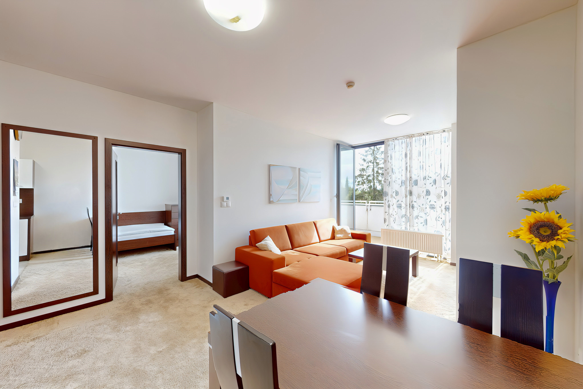 Apartmán 2-izb. (55 m²) s terasou a garážou, Hotel Panoráma Štrbské Pleso