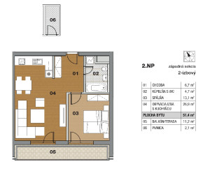 PRENÁJOM! 2-izbový byt (65 m2) s loggiou Zelené údolie Spišská Nová Ves