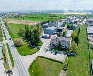 Podn. areál - adm, výroba, garáže, sklady (3,3 ha) neďaleko Košíc