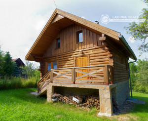 Zrubová chata – novostavba (907 m²), Závada, Levočské vrchy