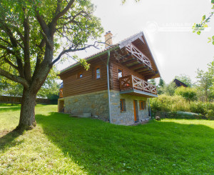Zrubová chata – novostavba (907 m²), Závada, Levočské vrchy