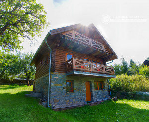 Zrubová chata – novostavba (907 m²), Závada, Levočské vrchy