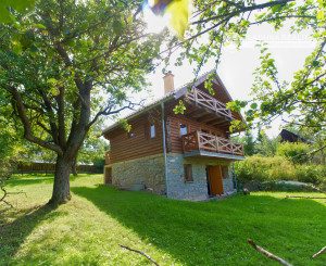 Zrubová chata – novostavba (907 m²), Závada, Levočské vrchy