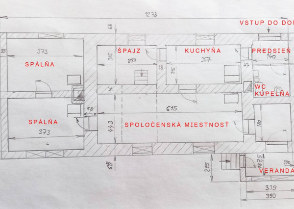 Rodinný dom v obci Hnilec