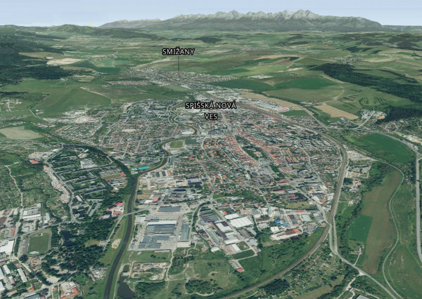 Výrobno-skladový areál (13 000 m2) Spišská Nová Ves
