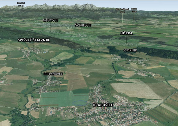 Investičný pozemok (2700 m2) Hrabušice