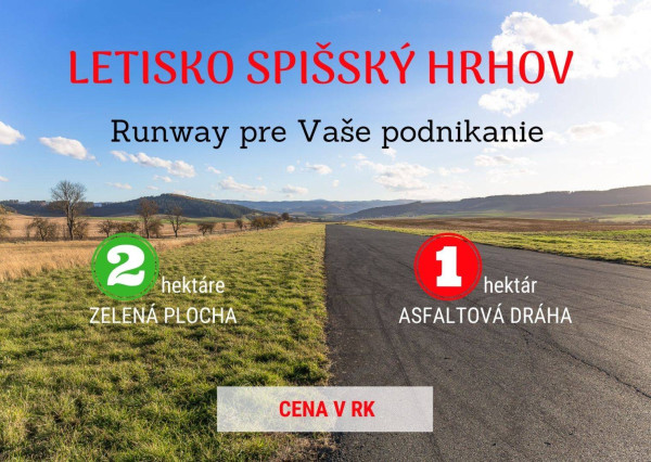 Atraktívny pozemok na podnikanie (3 ha) pri Klčove