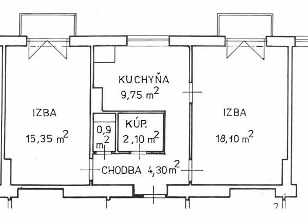 Byt 2+1 (59 m2) s 2 balkónmi, ul. Koceľova Spišská Nová Ves