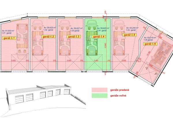 Veľká garáž (60 m2) na okraji mesta Sp. Nová Ves