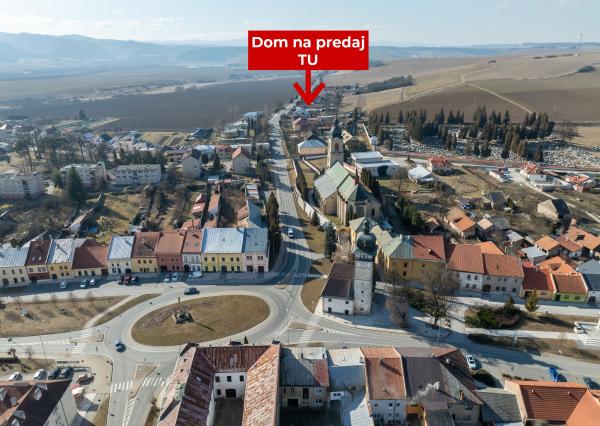 Rodinný dom s veľkým pozemkom v Spišských Vlachoch