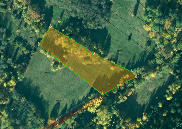 Pozemok v obci Stará Voda (GL) - 4870m2 - extravilán obce