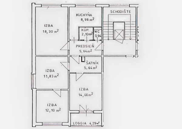 Byt 4+1 (84 m2) s loggiou, ul. Za Hornádom Spišská Nová Ves