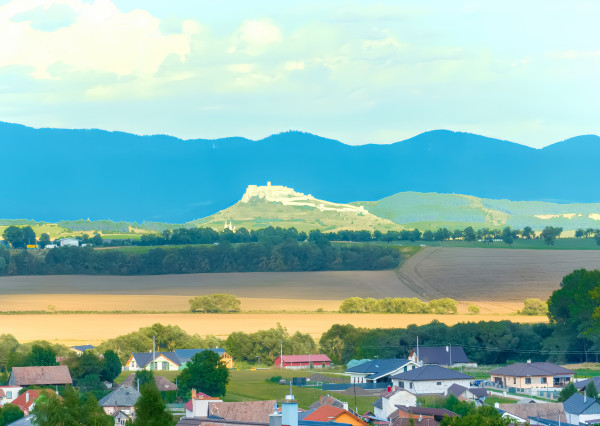 Stavebný pozemok 692 m2 s výhľadom na hrad Spišský Hrhov