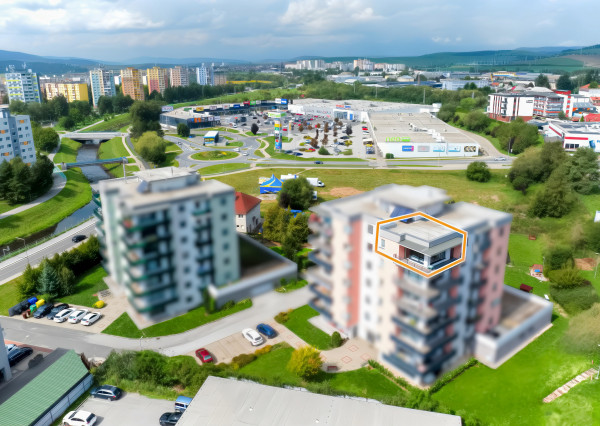 Exkluzívny byt 3+1 (98 m2) s terasou VillaNova Sp. Nová Ves