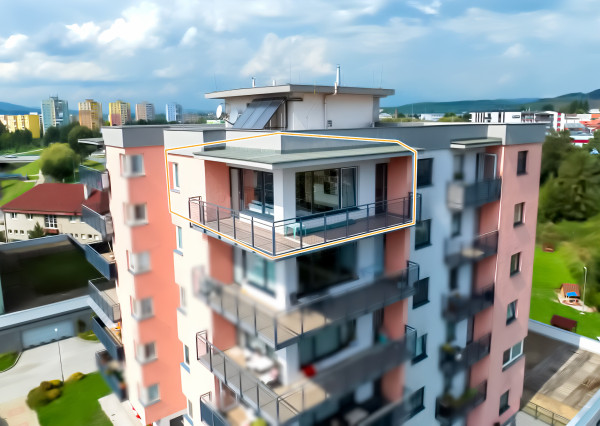 Exkluzívny byt 3+1 (98 m2) s terasou VillaNova Sp. Nová Ves