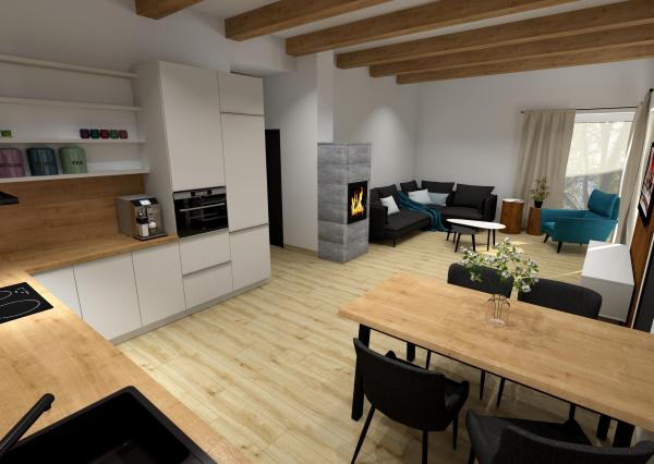 Novostavba energet. úsporný RD na okraji obce Spišský Hrhov