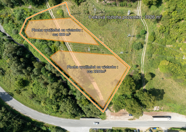 Veľký pozemok 3926 m2 v Krompachy -  Banícka štvrť