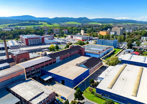 Výrobno-skladový areál (13 000 m2) Spišská Nová Ves