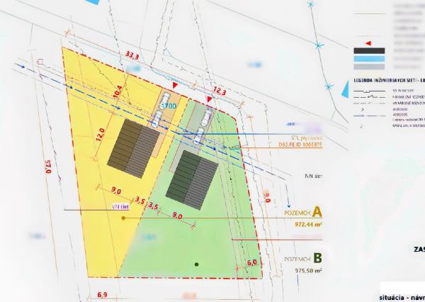 Pozemok (1948 m2) vhodný aj pre developera Danišovce