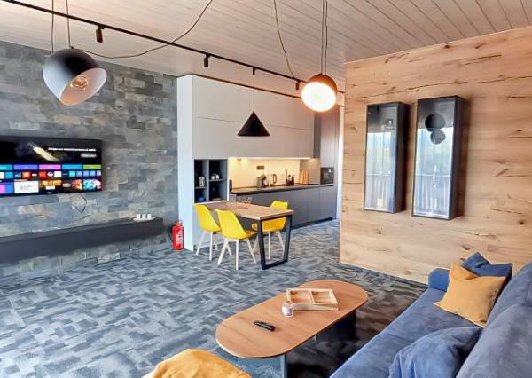 Apartmán (59 m2) s loggiou a parkovacím státím Slovenský Raj