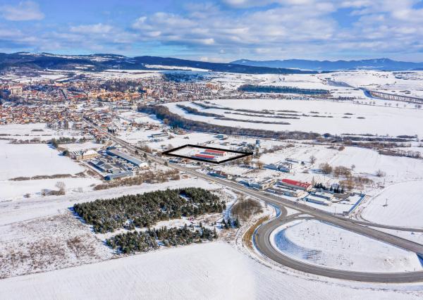 PRENÁJOM! Hala (702 m2) podnikateľský areál pri diaľnici Levoča