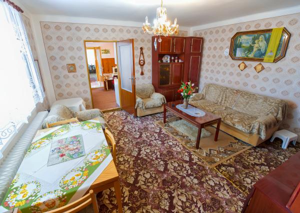 Rodinný dom (1 293 m²) s  veľkou záhradou a stodolou, Domaňovce