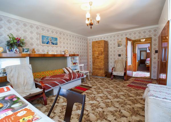 Rodinný dom (1 293 m²) s  veľkou záhradou a stodolou, Domaňovce