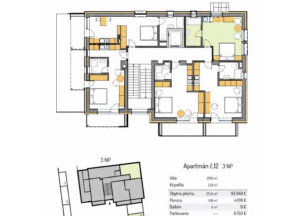 Apartmány Turiec — štúdiá v centre Turčianskych Teplíc