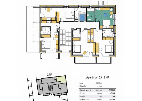 Apartmány Turiec — štúdiá v centre Turčianskych Teplíc