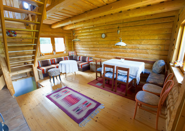 Zrubová chata – novostavba (907 m²), Závada, Levočské vrchy