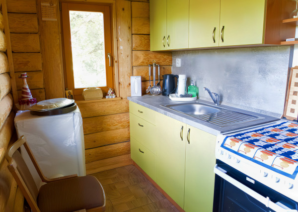 Zrubová chata – novostavba (907 m²), Závada, Levočské vrchy