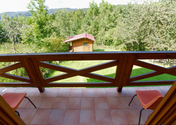 Zrubová chata – novostavba (907 m²), Závada, Levočské vrchy