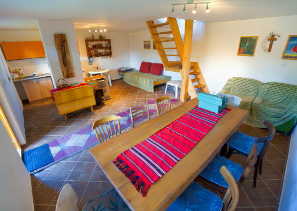 Zrubová chata – novostavba (907 m²), Závada, Levočské vrchy