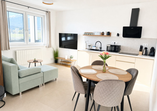Moderný apartmán s terasou vo Veľkom Slavkove