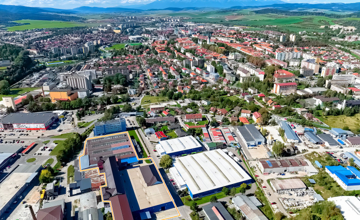 Výrobno-skladový areál (13 000 m2) Spišská Nová Ves - fotografia 1